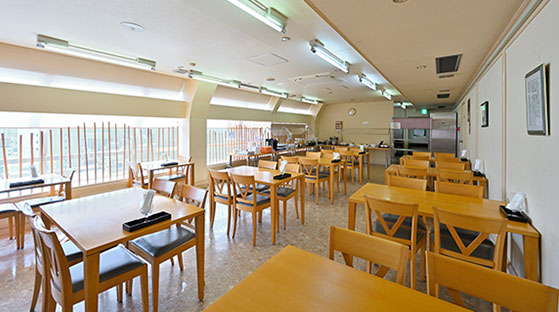 写真：朝食会場